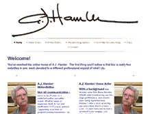 Tablet Screenshot of ajhamler.com